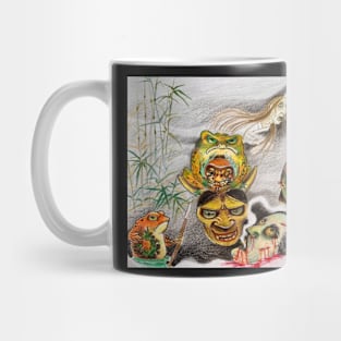 samurai frogs Mug